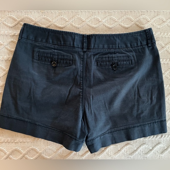 Banana Republic Navy Cotton Stretch Short Women’s Size 6 - Picture 4 of 10